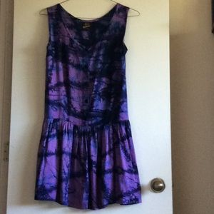 Purple Flare Summer Dress